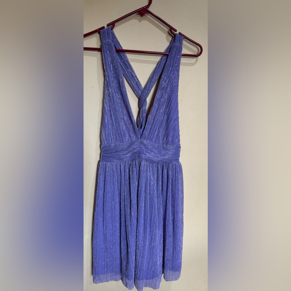 Shimmering lavender/purple cocktail/prom dress. NWT